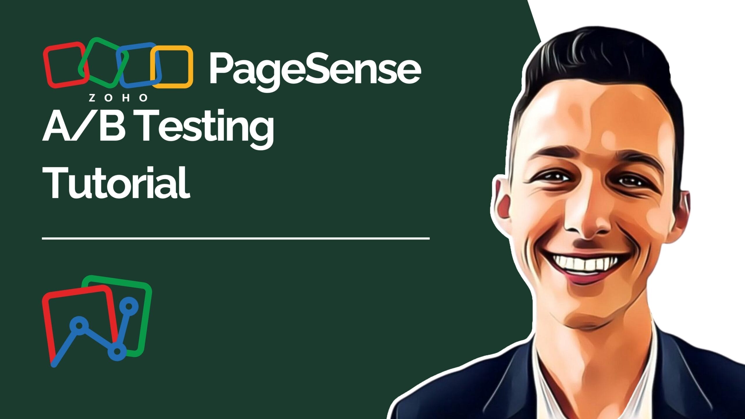 Zoho PageSense AB Testing Tutorial youtube video thumbnail