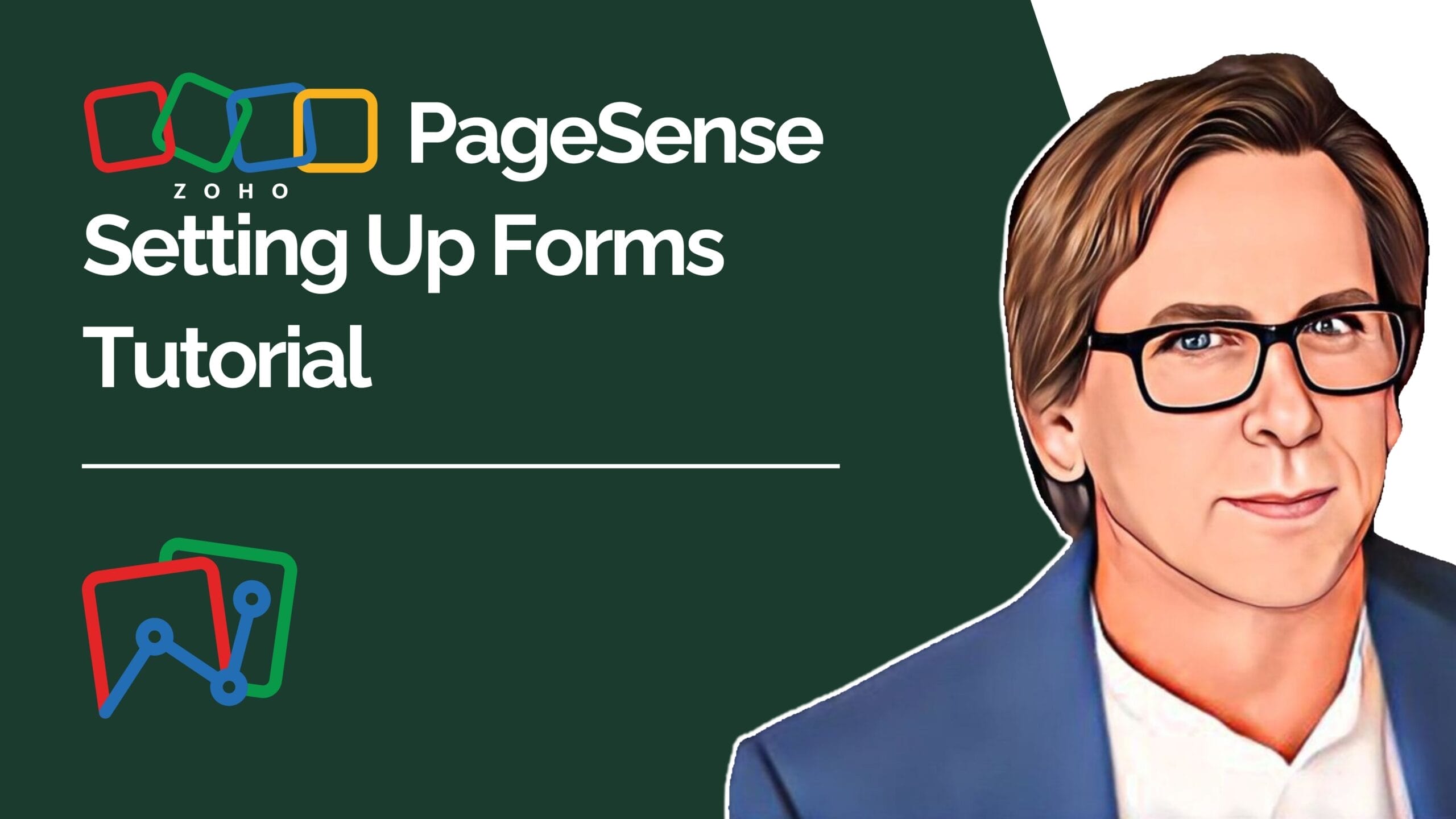 Zoho PageSense Setting Up Forms Tutorial youtube video thumbnail