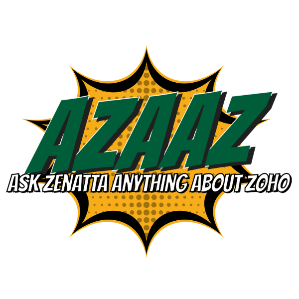 Ask Zenatta Anything About Zoho Logo